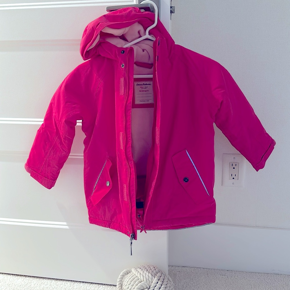hanna andersson Winter Coat sz 120 (6-7)